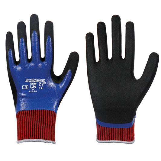 Nitril-Handschuh, blau