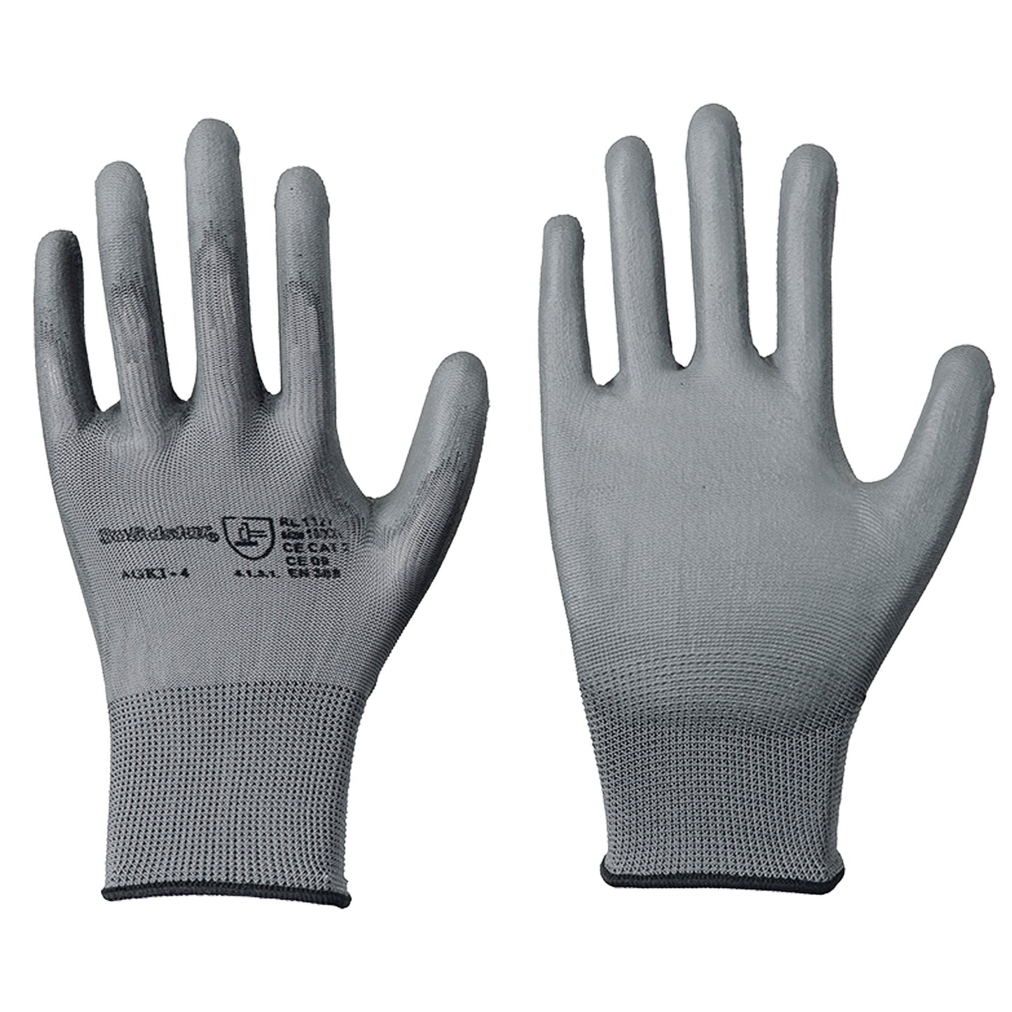 PU Handschuh, hellgrau