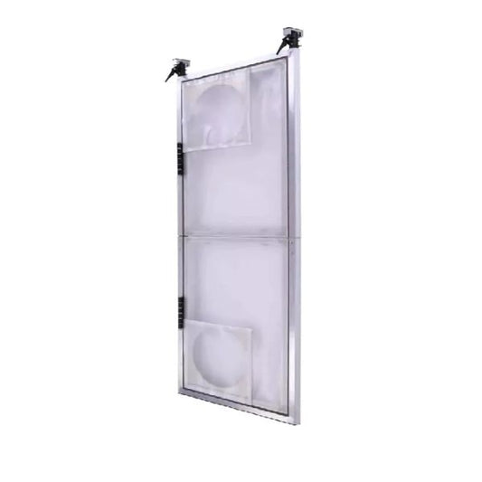 Staubschutztüre Teilbar mit Tasche